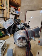 1966 Suzuki T10 250cc 2 Stroke Motor/2x Mikuni Carbs /w Cable And 2x Coils Japan picture
