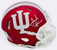 Josh Hoover Signed Indiana Hoosiers Mini Football Helmet Autograph BAS J57 picture