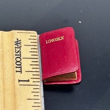 Antique 1929 Kingsport Press Miniature Book Addresses of Abraham Lincoln RARE picture