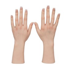 Realistic Silicone Female Hand Model Fake Hand Jewelry Prop Mannequin Display picture