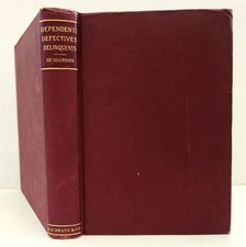 1908 antique FEEBLE MINDED BLIND DEAF INSANE PRISON SCIENCE HOMELESS book STUDY picture