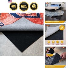 Hold-a-Rug Plush 2' x 4' Nonskid, Nonslip Rug Pad, Reversible Gripper, ¼ Thic... picture