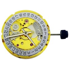 White/Gold Retro Clone 25 Jewels Automatic Watch Movement For ETA 2824 2824-2 Hu picture