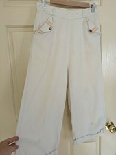 1940s white pants trousers picture