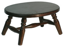 Vintage Wood Accent Stool Union City Chair Co. picture