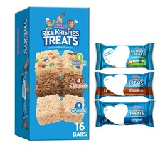 Rice Krispies Treats Crispy Marshmallow Squares Kids Snacks Cereal Bars 12.1 oz picture