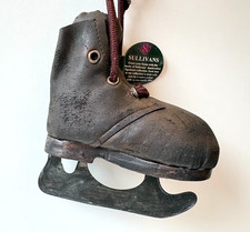 Sullivans Vintage Handcrafted Old Fashioned Ice Skates Christmas Ornament picture