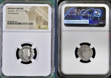 Roman Emperor Hadrian Silver Denarius 117AD-138AD NGC Ancient Genuine Coin picture