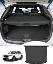 Powerty Cargo Cover Mazda CX-90 2024-2026 Retractable Trunk Shade Privacy Black picture