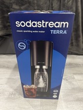 SodaStream TERRA Sparkling Water Maker Black w/ CO2 Cylinder & Bottle picture