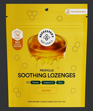 Beekeeper's Naturals Propolis Soothing Honey Lozenges Immune Support 14 Ct picture