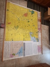 1989 Indianapolis Metro Area Map 66x50 Inches picture