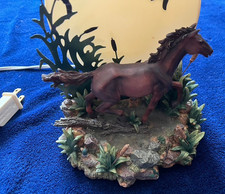 Vintage Night Light  Horse Full Moon picture