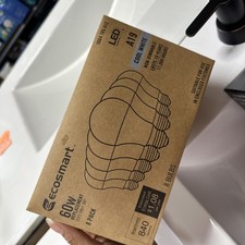 (8PK) EcoSmart 9W 60W Equivalent Cool White A19 Non-Dimmable LED Light Bulbs picture