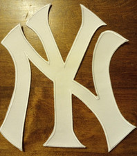 New York Yankees NY~Embroidered PATCH~LARGE~7 3/4