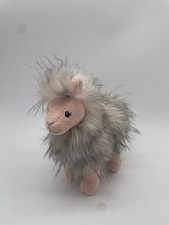 Mary Meyer Alpaca Llama Plush Beige Tan Pink Fuzzy 10” Stuffed Animal Toy Fluffy picture