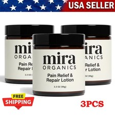 3X Mira Pain Relief Lotion Profession Skin Repair Cream Mira Organics Cream NEW picture