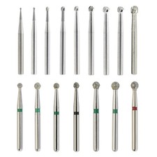 Wave Dental Round Carbide Burs 801 Diamond Burs FG 2 4 5 6 8 1/4 High Speed Ball picture