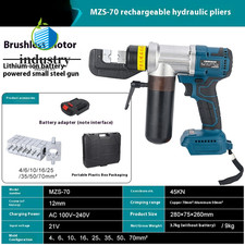 Hydraulic Pliers Copper and Aluminium Terminal Crimping Portable Rechargeable picture