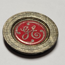 Vintage General Electric Fan GE badge emblem industrial logo part cap picture