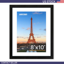 8x10 Picture Frame 1 Pack, Photo Frame with HD Plexiglass, Display Pictures 5x7 picture