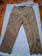 Dockers Signature Khaki Men's Khakis Classic Fit Flat Front Cotton 36W picture