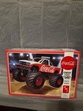 AMT  1988 Chevy Silverado Coca-Cola Monster Truck Plastic Model Kit 1:25 Sealed picture