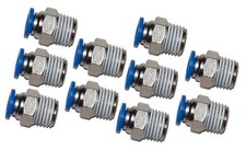 Tube fitting Male connector push to connect, 1/4