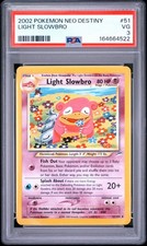 Vintage Pokemon Card 2002 Light Slowbro 51/105 Neo Destiny Regular picture