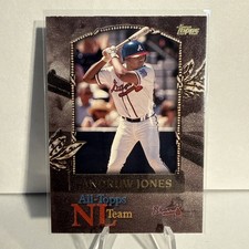 VINTAGE ANDRUW JONES ATLANTA BRAVES ALL-TOPPS NL TEAM #AT8 - TOPPS NM-MT 2000 picture