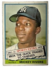 Topps 1972/1975 Baseball 2-Card Lot Rivers Clemons Montgomery #651 #372 picture