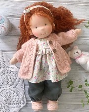 New Waldorf Doll Clothing Handmade Cute Mini Knitted Sweater Gift picture