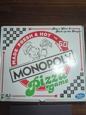 MONOPOLY PIZZA Board Game Made Fresh & Hot To Go Pizza Box Hasbro Complete picture