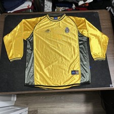 Vintage Mexico National Team Goalkeeper Jersey Mens Large Gold Soccer Atletica picture