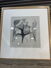 RARE Vintage Late Frances Hodson Lithograph Signed. “Multiple Views 1” 15x11 picture