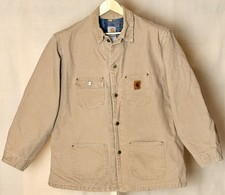 Carhartt Vintage 2003 C02 SDL Chore Coat Jacket USA Union Made Blanket Lined XL picture
