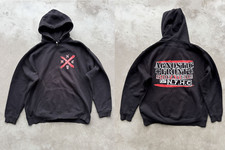 Agnostic Front Band Zipped Hoodie Double Sided Black All Size AG2501 picture