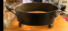 Vintage handcrafted cast iron casserole dish holder designed by Jan Barboglio. picture