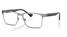 Versace VE 1285 1001 56mm Gunmetal Metal Rectangle Eyeglasses picture