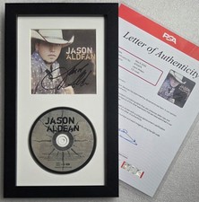JASON ALDEAN SIGNED CD DISPLAY PSA LOA COA AUTOGRAPHED FULL LETTER PRESENT GIFT picture