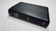 Vintage A.J. Holman KJV Holy Bible Morocco Leather Jewel Clearface Edition picture