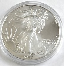 2025 American Eagle Silver Dollar - 1 oz 999 Fine Silver - BU - In Capsule picture