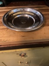 Sterling silver charger…plate..bowl for use or scrap. 9.69 oz picture