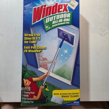 NOS 2010 Windex Outdoor All-in-One Window Glass Cleaning Starter Tool Kit picture