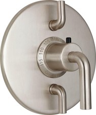 California Faucets TO-TH2L-71-PC StyleTherm Trim Dual VC Polished Chrome New in picture