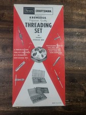 NOS unused Vintage Sears Craftsman 9-5206 Kromedge Threading Tool Set picture