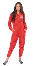 NWT National Lampoon’s Todd and Margo Christmas Pajamas One Piece Jumpsuit 2XL picture