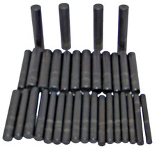 33 pcs Heat Treated Transfer Punch  Large Sizes Punches 1/2'' to 1'' BY 64th Set picture