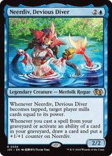 Neerdiv, Devious Diver (Anime) Magic: The Gathering Foundations Jumpstart 36 picture