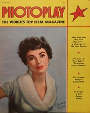 Photoplay Sept 1953 Elizabeth Taylor Cover UK Magazine Brando Hollywood picture